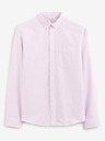 Celio Hellviolett gestreiftes Herrenhemd Celio Caoxfords