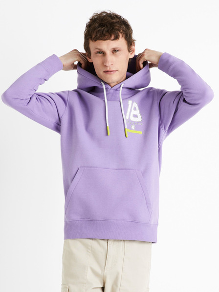 Celio Lila Herren-Kapuzenpullover Celio Dragon Ball Z