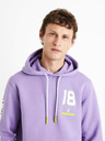Celio Lila Herren-Kapuzenpullover Celio Dragon Ball Z