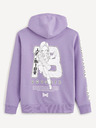 Celio Lila Herren-Kapuzenpullover Celio Dragon Ball Z