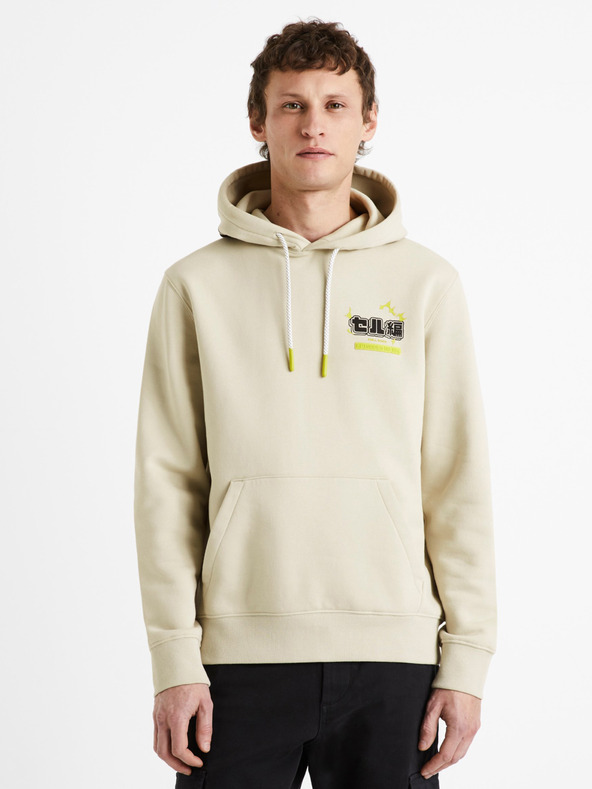 Celio Beige Herren Celio Dragon Ball Z Hoodie