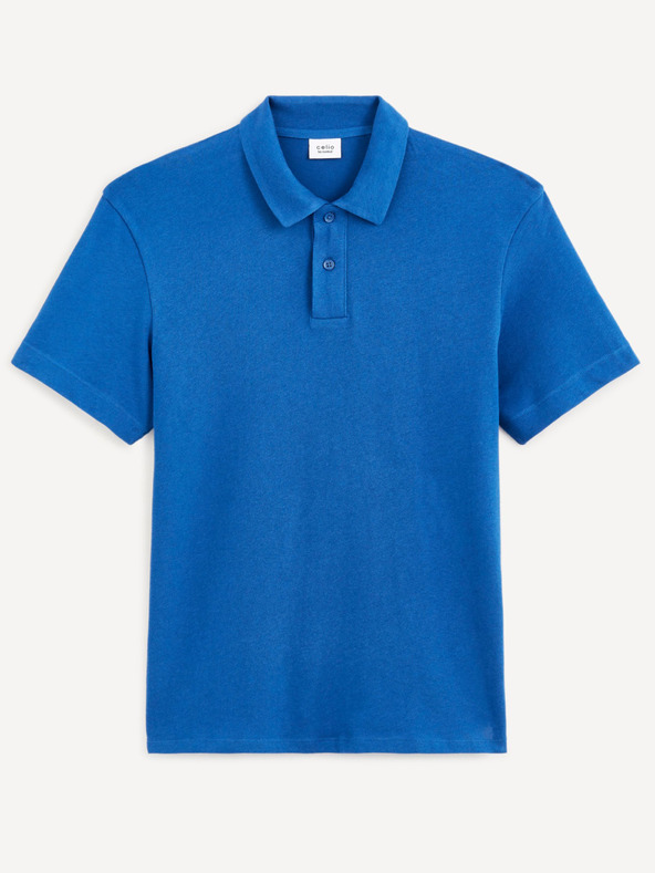 Celio Blaues Herren-Poloshirt Celio Dechris