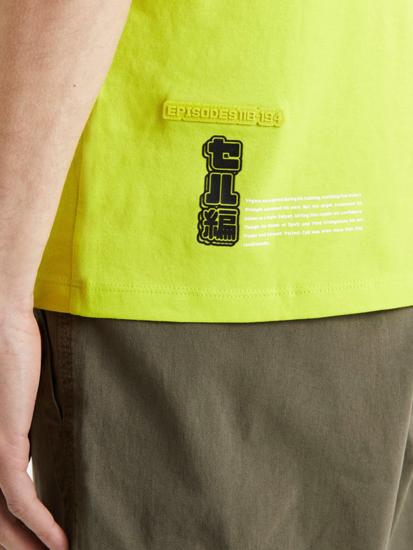 Celio Neongelbes Herren-T-Shirt Celio Dragon Ball Z