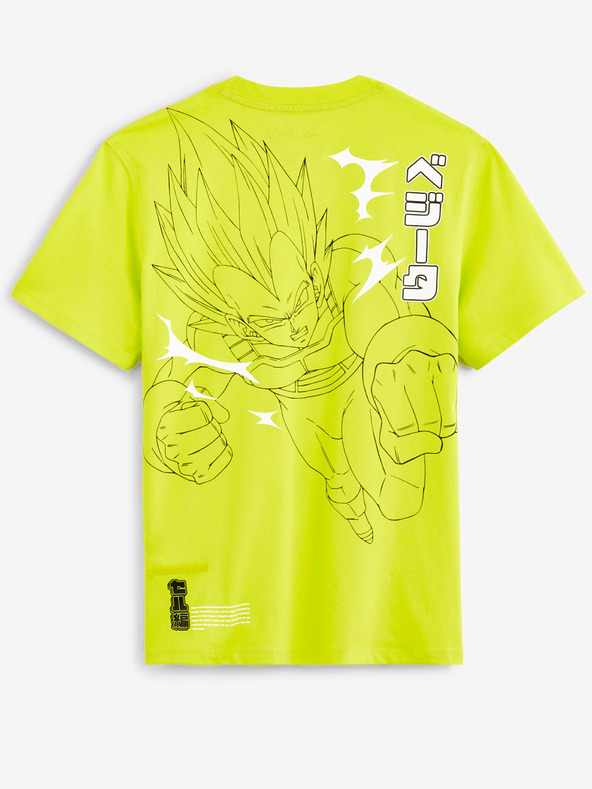 Celio Neongelbes Herren-T-Shirt Celio Dragon Ball Z