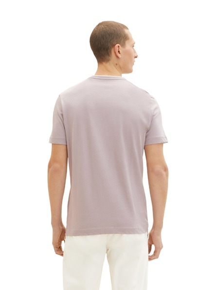 Tom Tailor Rosa Herren-T-Shirt Tom Tailor