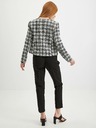 Orsay Schwarz-weiß karierte Damenjacke ORSAY