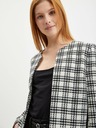 Orsay Schwarz-weiß karierte Damenjacke ORSAY