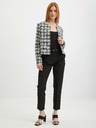 Orsay Schwarz-weiß karierte Damenjacke ORSAY