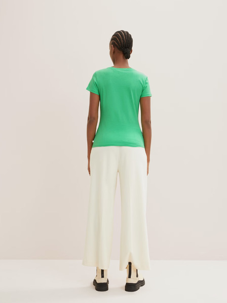 Tom Tailor Denim Hellgrünes Damen T-Shirt Tom Tailor Denim