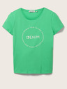 Tom Tailor Denim Hellgrünes Damen T-Shirt Tom Tailor Denim