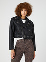 Wrangler Schwarze Wrangler Fender Collaboration Jacke für Damen, kurz und kurvig