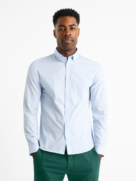 Celio Hellblaues Herrenhemd formal Celio Caop