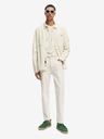 Scotch & Soda Cremefarbene Herren-Jeansjacke Scotch & Soda