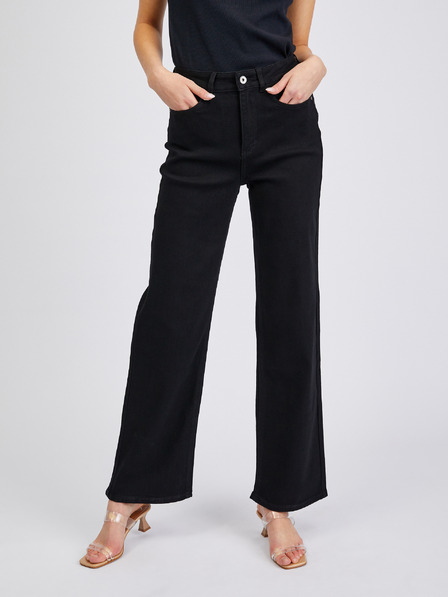 Orsay Schwarze Damen Wide Leg Jeans von ORSAY