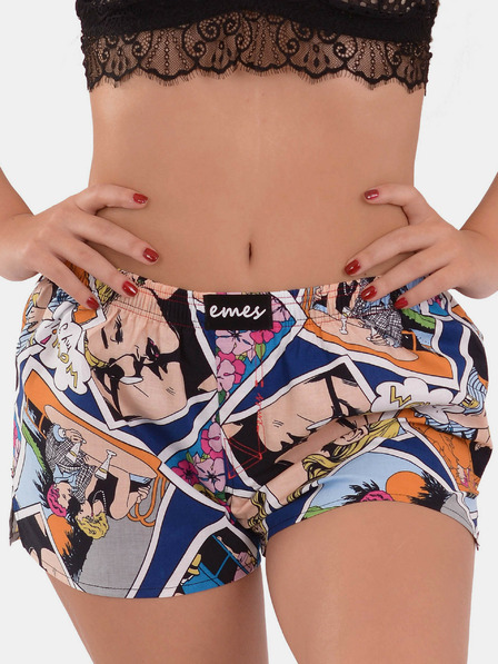 Emes Emes bunte Comic-Shorts