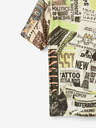 Desigual Desigual Negro Creme Jungen bedrucktes Shirt
