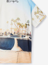 Desigual Weißes bedrucktes T-Shirt für Jungen Desigual Aqua