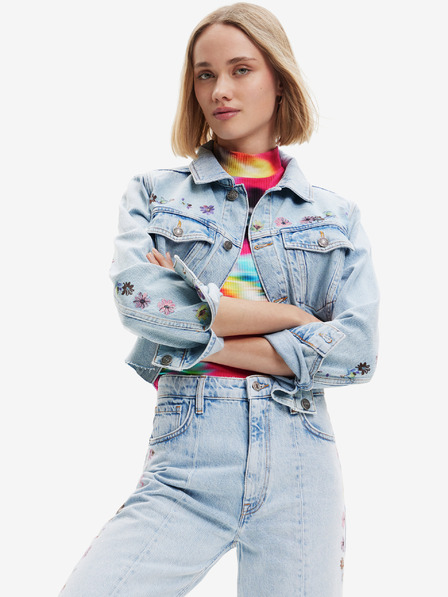 Desigual Desigual Soho hellblau Damen Jeansjacke