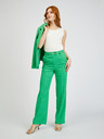 Orsay Grüne Damen-Hose mit ausgestellter Passform ORSAY