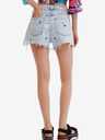 Desigual Hellblaue Desigual Milano Damen Denim Shorts