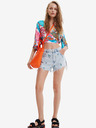 Desigual Hellblaue Desigual Milano Damen Denim Shorts