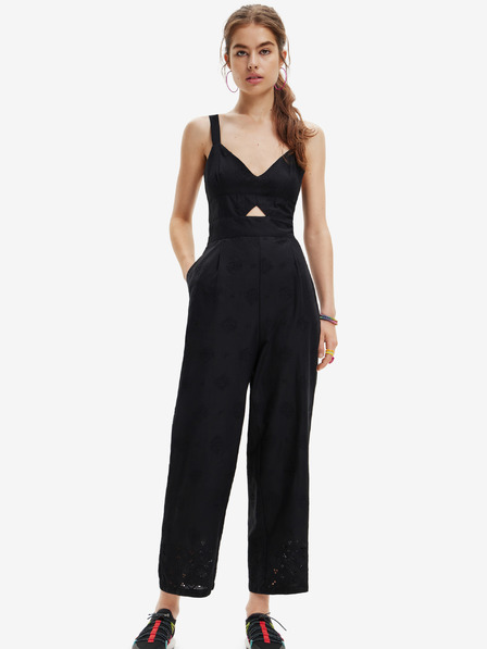 Desigual Schwarzer Desigual Sandall Damen Jumpsuit