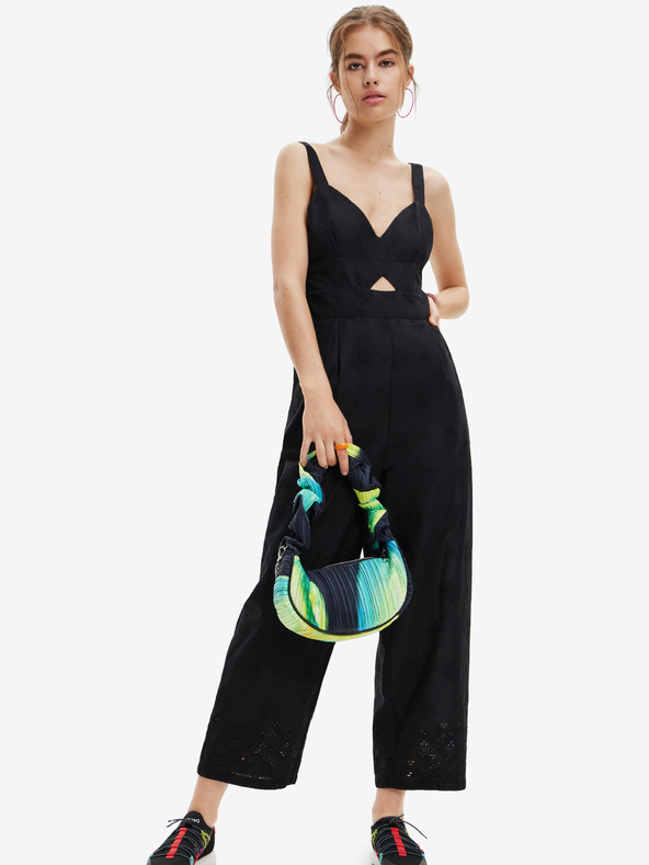 Desigual Schwarzer Desigual Sandall Damen Jumpsuit