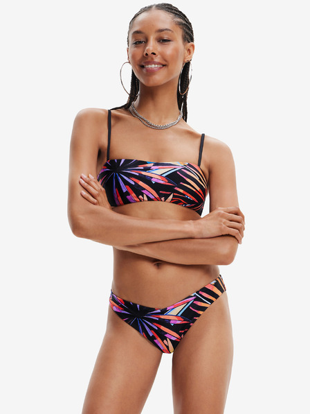 Desigual Schwarzer gemusterter Damen-Bikiniunterteil Desigual Playa I