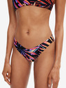 Desigual Schwarzer gemusterter Damen-Bikiniunterteil Desigual Playa I