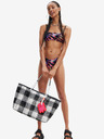 Desigual Schwarzer gemusterter Damen-Bikiniunterteil Desigual Playa I