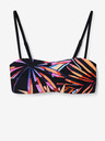 Desigual Schwarzes gemustertes Damen-Bikini-Oberteil Desigual Playa