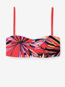 Desigual Desigual Playa rotes gemustertes Damen-Badeoberteil