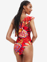 Desigual Rot Gemusterte Damen Badehose Desigual Medewi