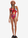 Desigual Rot Gemusterte Damen Badehose Desigual Medewi