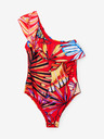 Desigual Rot Gemusterte Damen Badehose Desigual Medewi