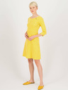 Blutsgeschwister Gelbes gemustertes Damenkleid Blutsgeschwister