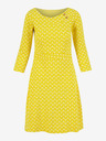 Blutsgeschwister Gelbes gemustertes Damenkleid Blutsgeschwister