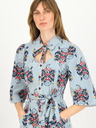 Blutsgeschwister Blau-weiß gestreiftes Damen Hemdblusenkleid Blutsgeschwister