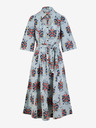 Blutsgeschwister Blau-weiß gestreiftes Damen Hemdblusenkleid Blutsgeschwister