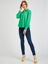 Orsay Grüne Damen-Satinbluse ORSAY