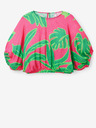 Desigual Grünes und rosa Desigual Garret Damen-Top