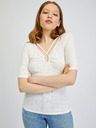 Orsay Weißes Damen-T-Shirt ORSAY