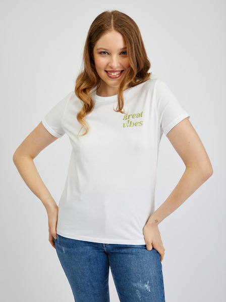 Orsay Weißes Damen-T-Shirt ORSAY