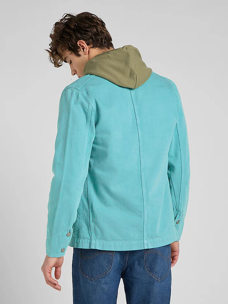 Lee Türkisfarbenes leichtes Herrenhemd Jacke Lee