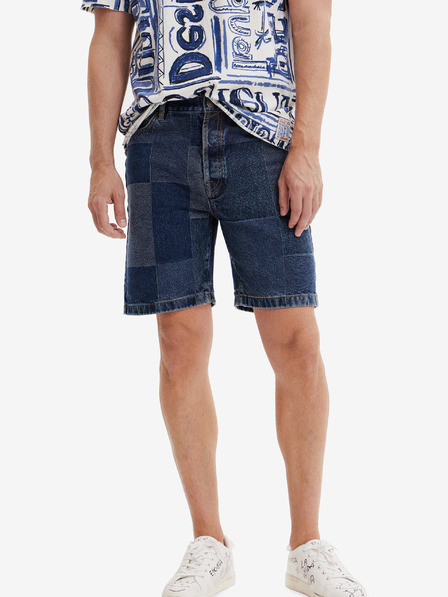 Desigual Dunkelblaue Desigual Fresia Denim-Shorts für Herren