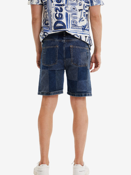 Desigual Dunkelblaue Desigual Fresia Denim-Shorts für Herren