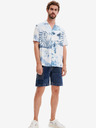 Desigual Weißes gemustertes Herrenhemd Desigual Fresia