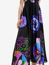 Desigual Schwarzes gemustertes Damenkleid Desigual Sandy