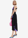 Desigual Schwarzes gemustertes Damenkleid Desigual Sandy
