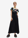 Desigual Desigual Susan Schwarzes Damen Rüschenkleid